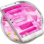 Logo of SMS Messages Sparkling Pink 2 android Application 